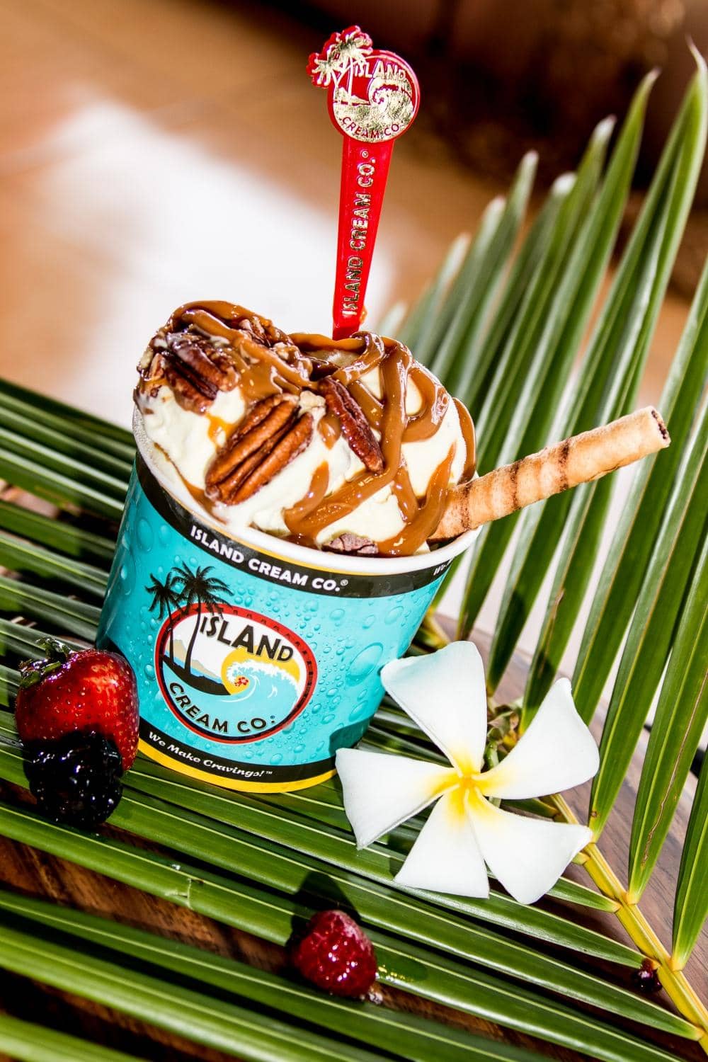 Mac-Nut Brownie Sundae