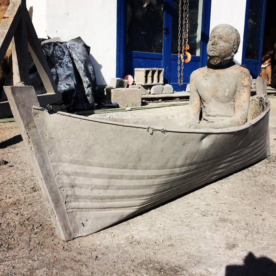 The 'Crossing the Rubicon' Sculpture