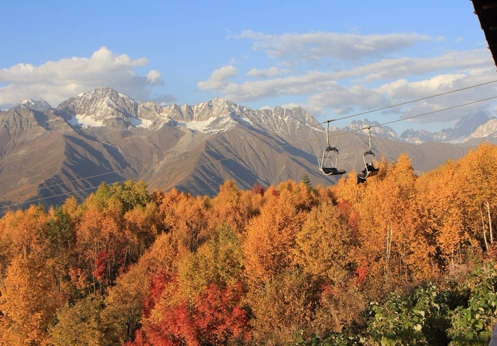 Ushba Mountain Panorama