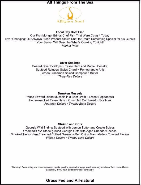 Signature Shrimp and Grits