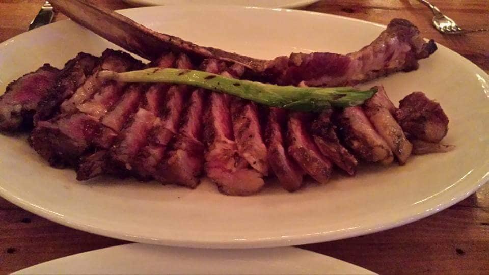 Prime Steaks Cooked Over Open Flame