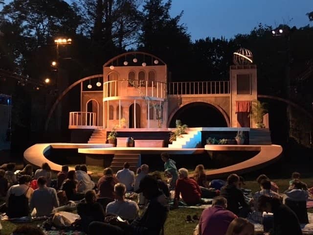 Majestic Trees & Fountain