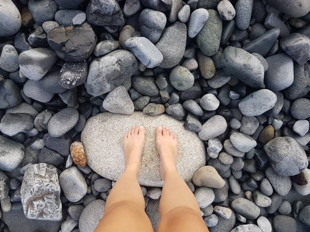 Pebbly Shoreline Stroll
