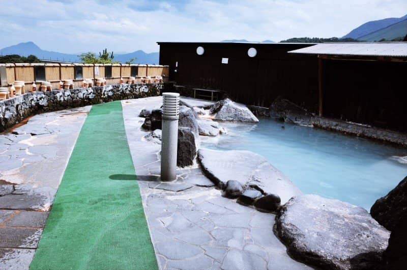 Traditional Sulfur Hot Spring Huts