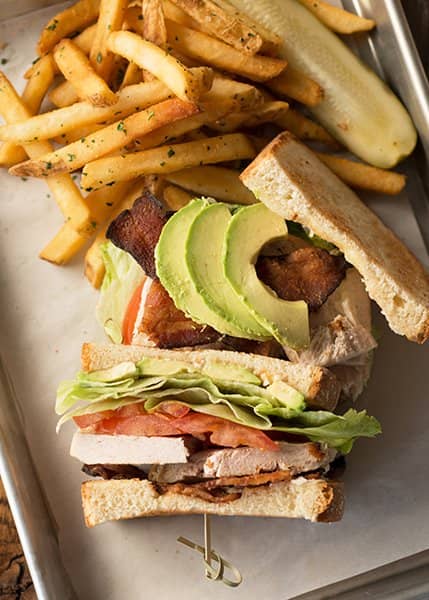 Turkey & Avocado Club Sandwich