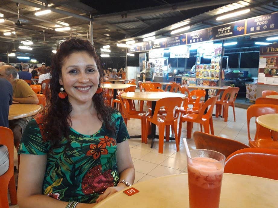 Lively Nighttime Atmosphere