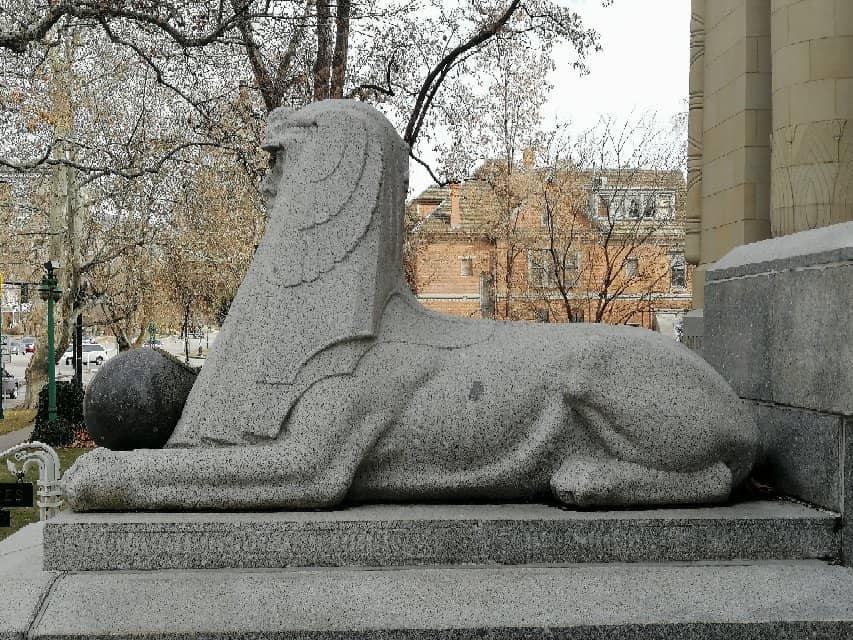 Egyptian Revival Facade