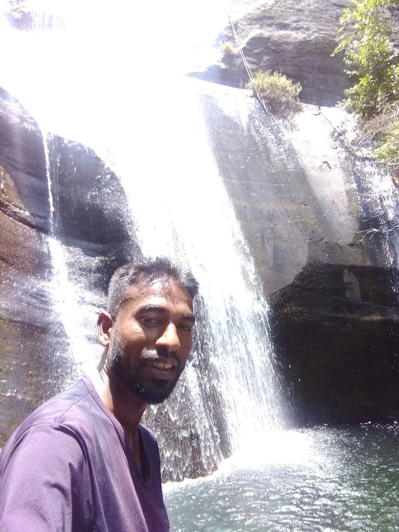 Base of Bambarakanda Falls