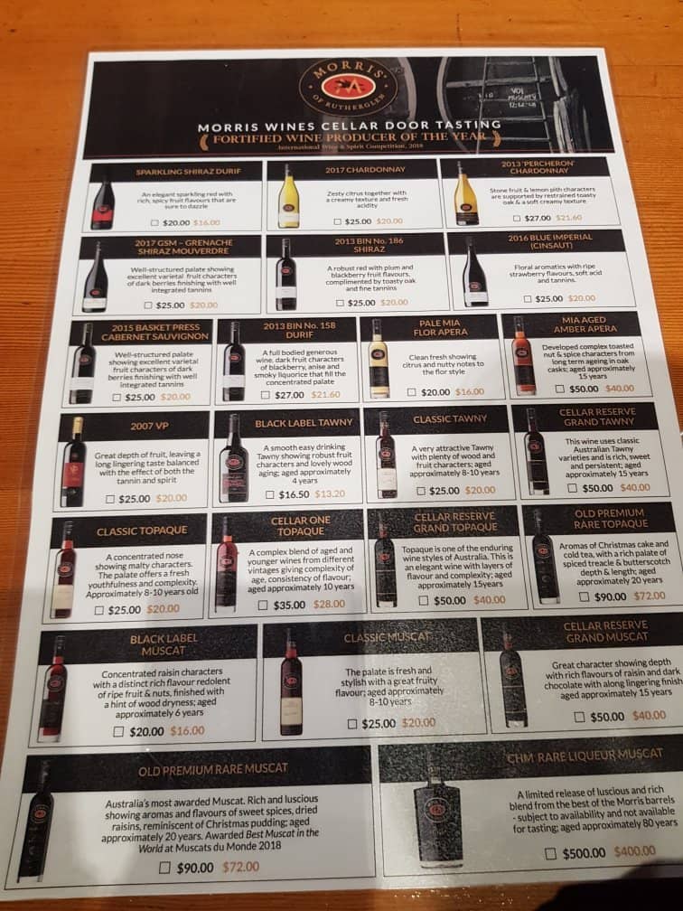 Historic Muscat Vintages