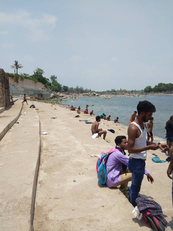Sangam of Betwa and Jamuni Rivers
