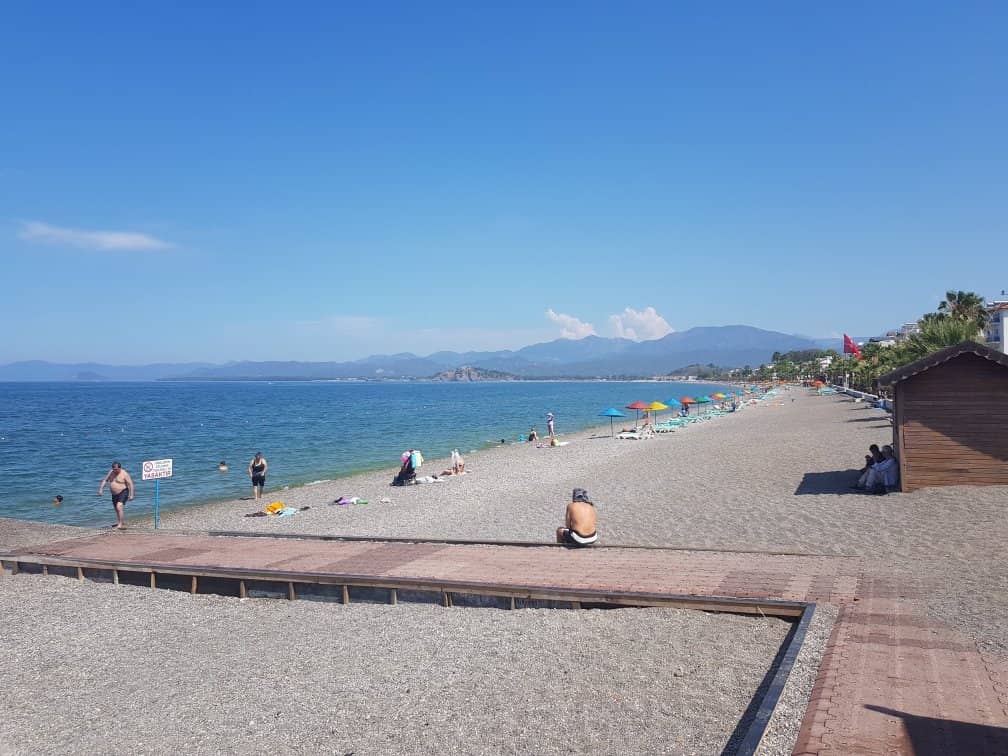 Relaxed Beachfront Promenade