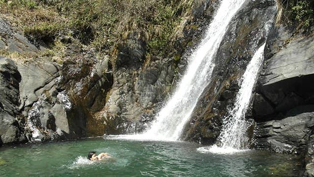 Bhagsu Waterfall Cascade