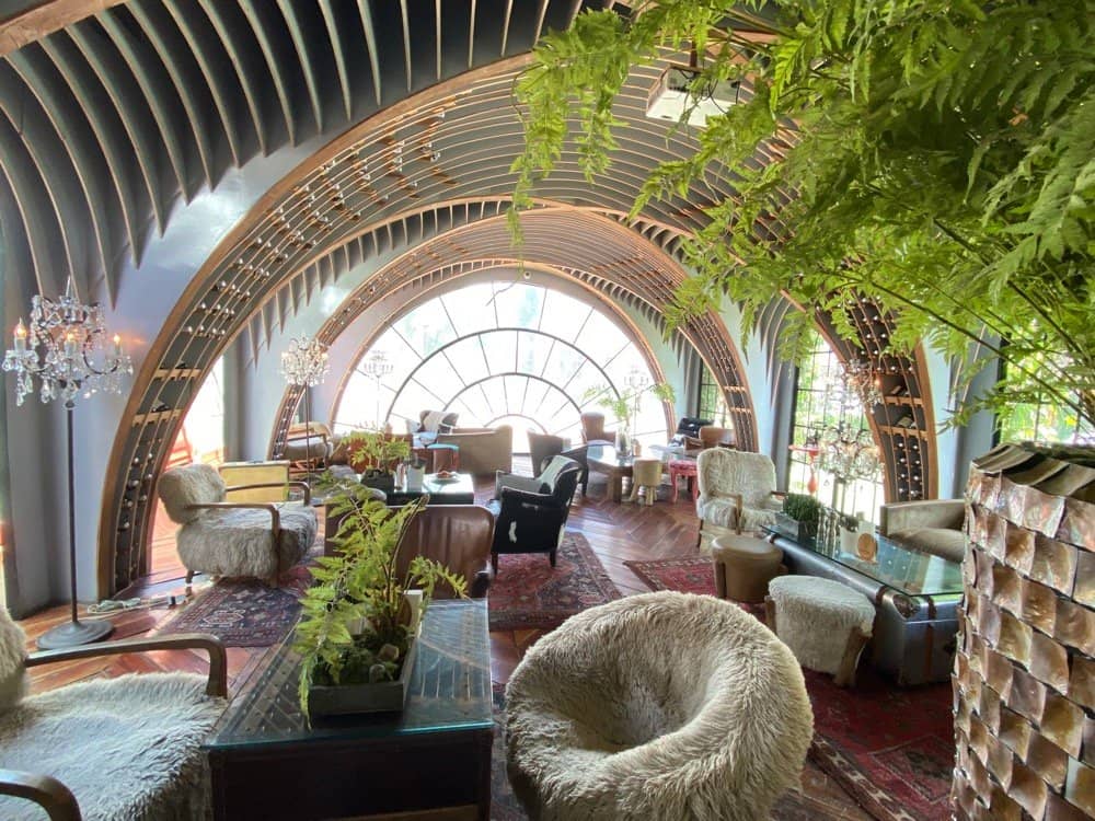 Instagrammable Garden and Wine Cellar