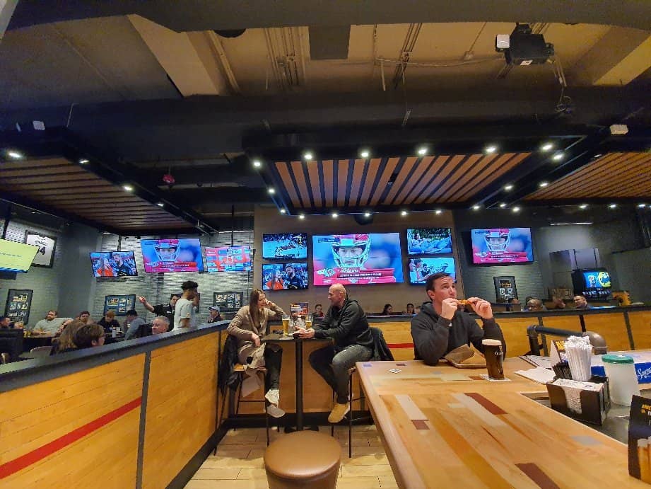 Vibrant Sports Bar Atmosphere