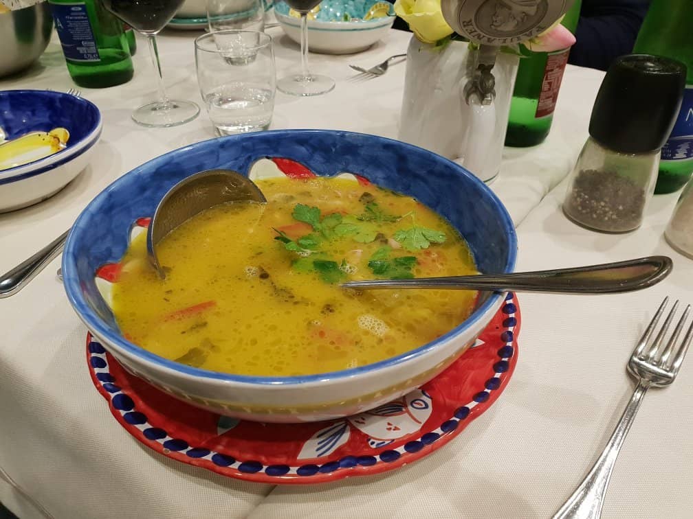 Zuppa di frutti di mare