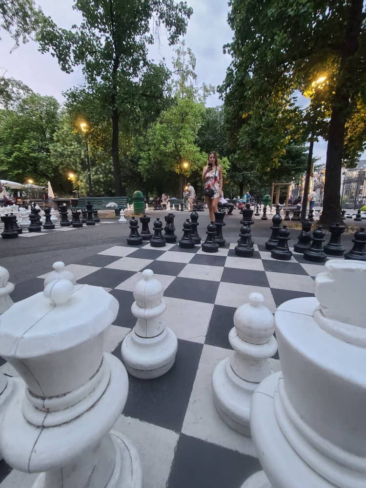 Giant Chess Boards