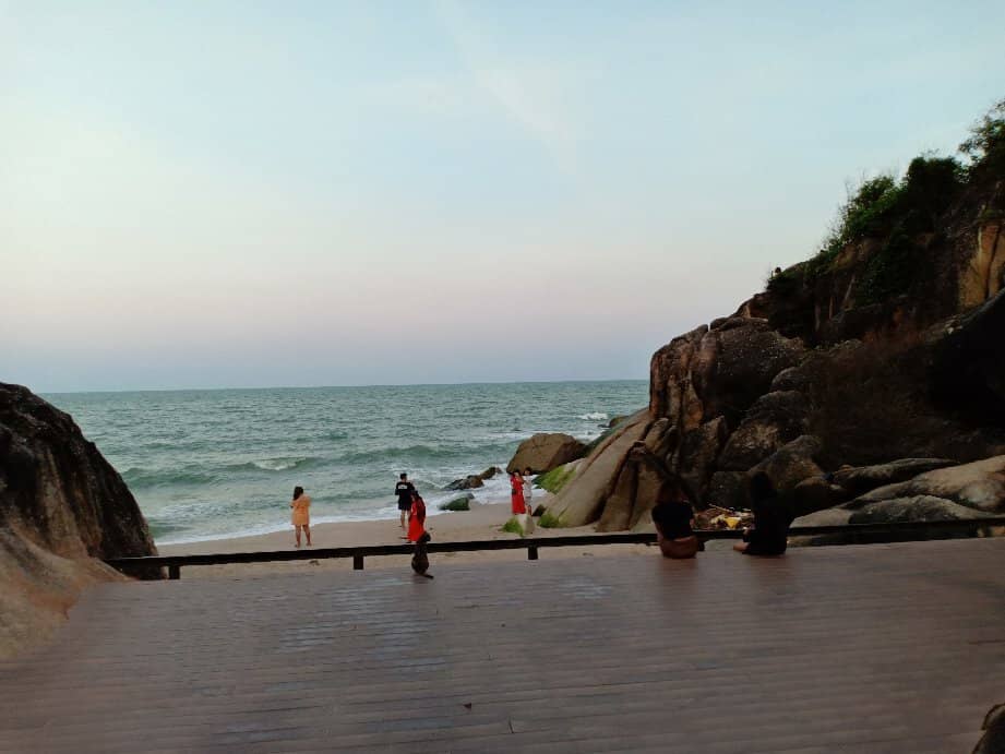 Peaceful Beach Walk