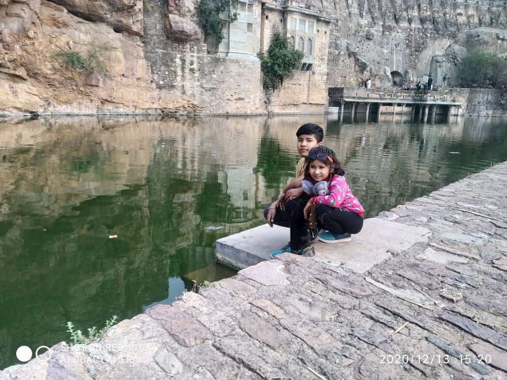 Reflections of Chittorgarh Fort
