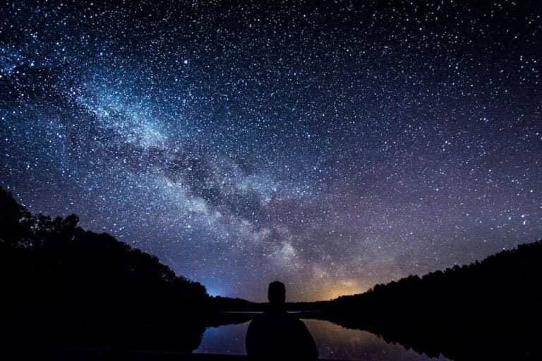 Unique Night Sky Perspective