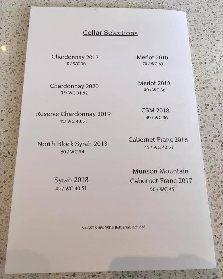 Wine Tasting Flights