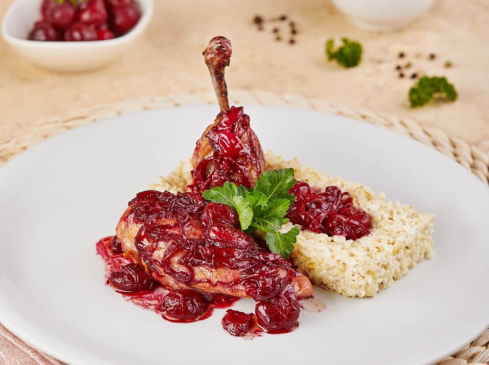 CHERRY SAUCE CHICKEN