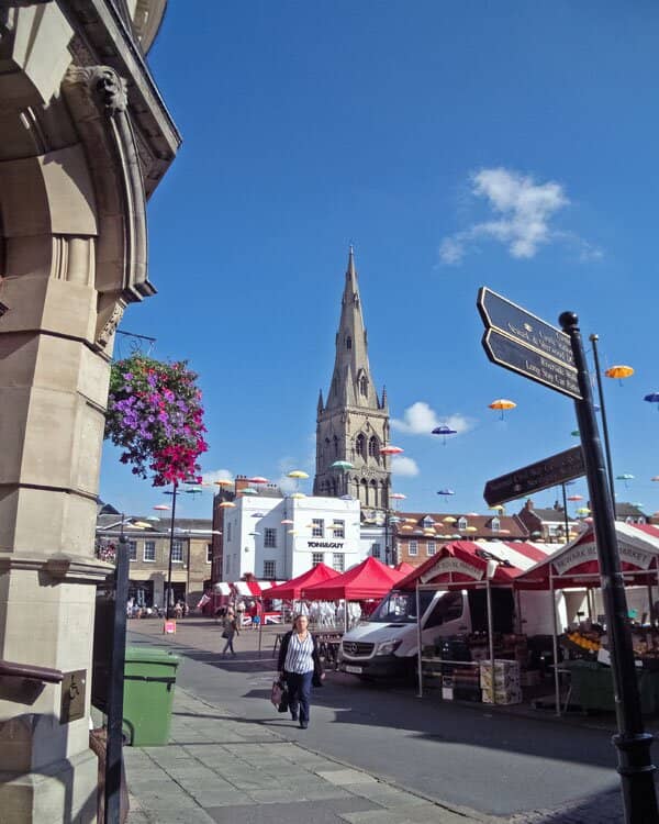 Diverse Market Stalls