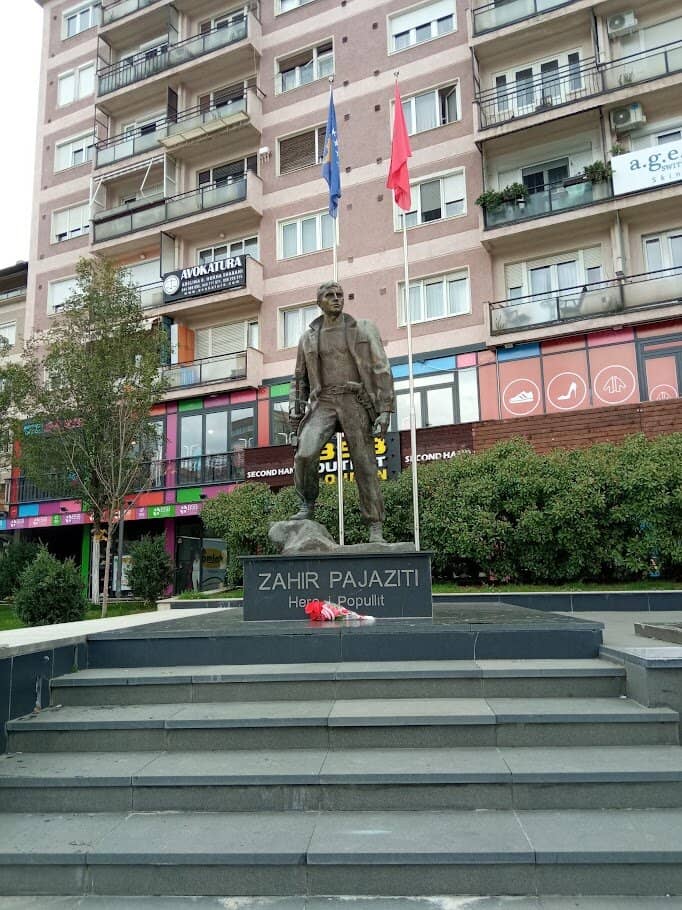 Zahir Pajaziti Statue