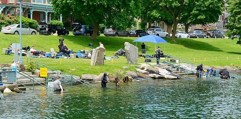 Scuba Diving Entry Point