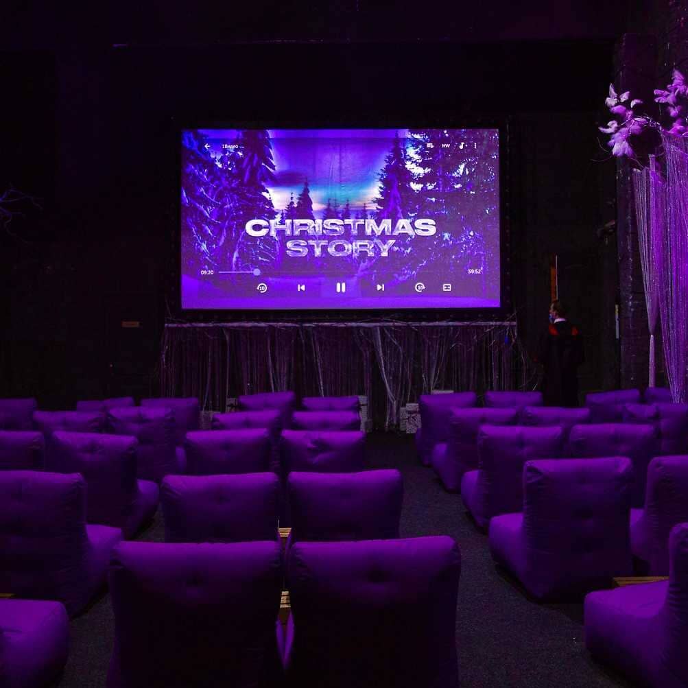 Cozy Seating & Snacks