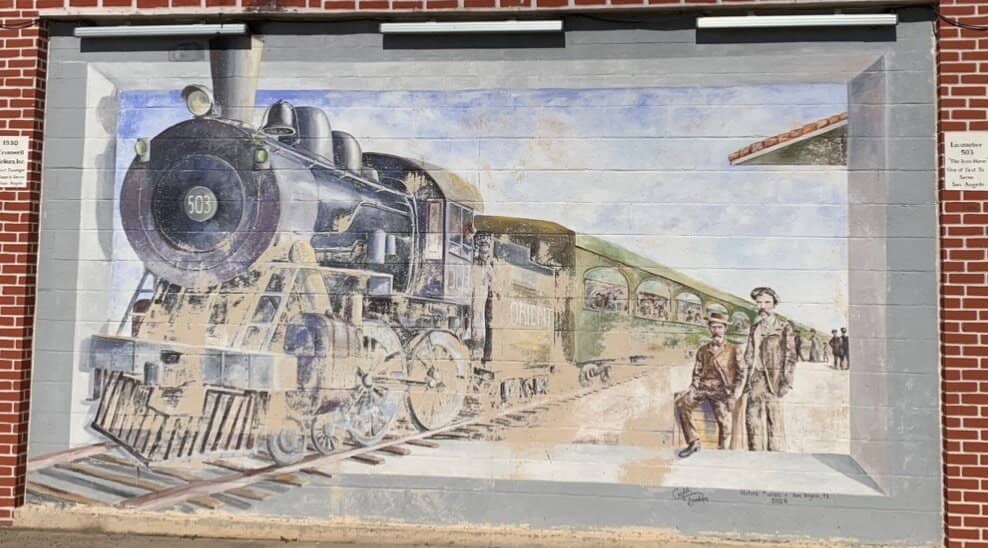 Clock Store Mural