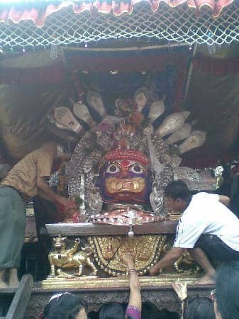 Akash Bhairav Deity