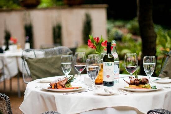 Intimate Patio Ambiance