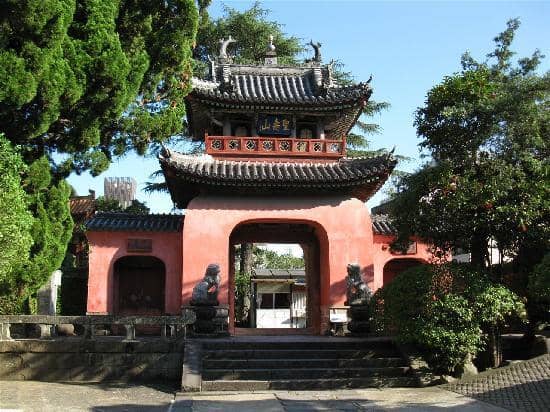 Vibrant Red Architecture