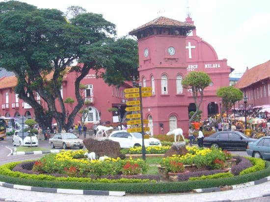 Iconic Red Facade