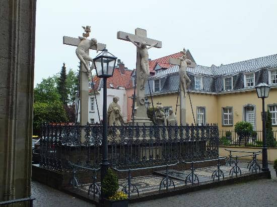 Courtyard Crucifixion Sculpture