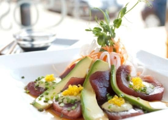 Tuna Sashimi with Avocado