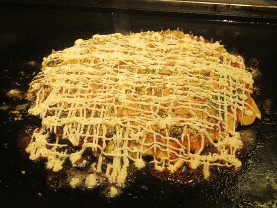 Monjayaki Cooking