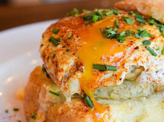 Shrimp and Grits Biscuit