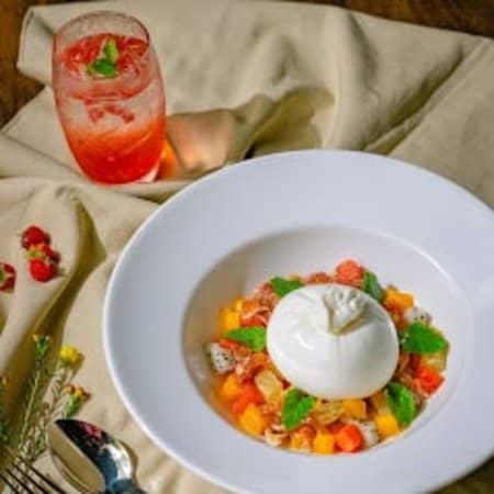 Crab Tomato Cream Spaghetti