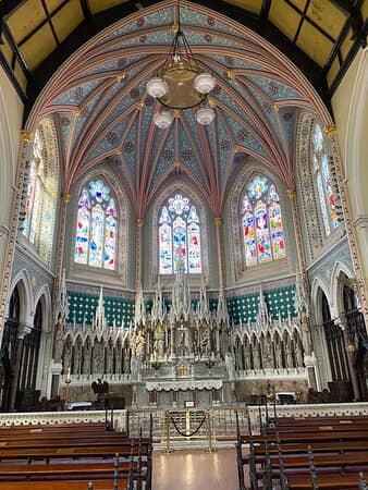 Spectacular Stained Glass & Apse