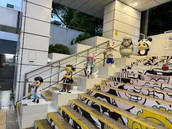 Vibrant Staircase Art