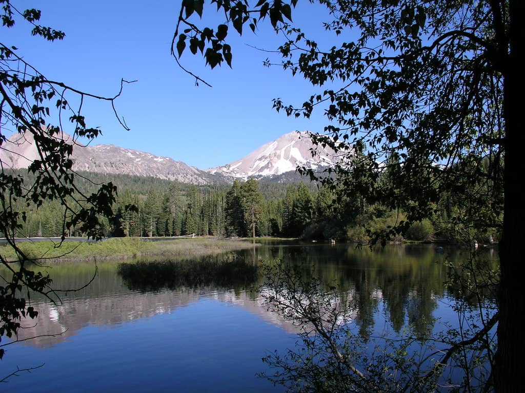 Kayaking on Manzanita Lake
