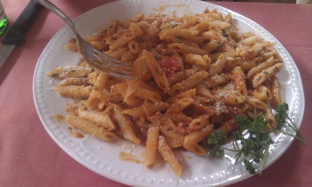 Penne with Salmon