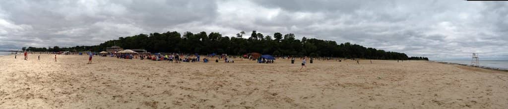 Expansive Sandy Shoreline