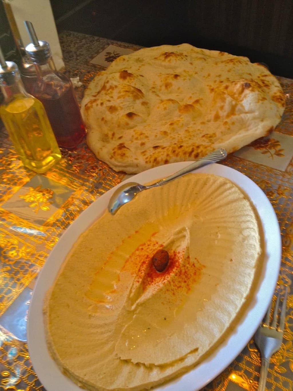 Must-Try Hummus and Naan