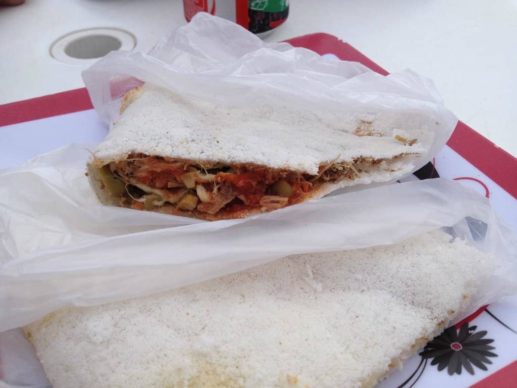 Tapioca de Coco e Queijo