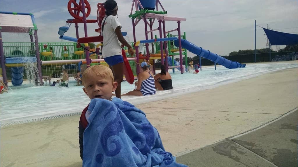 Triple-Flume Waterslide