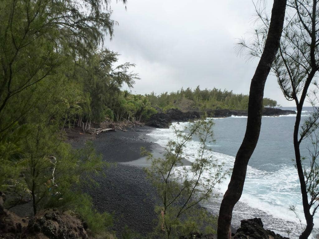 Dramatic Black Sand