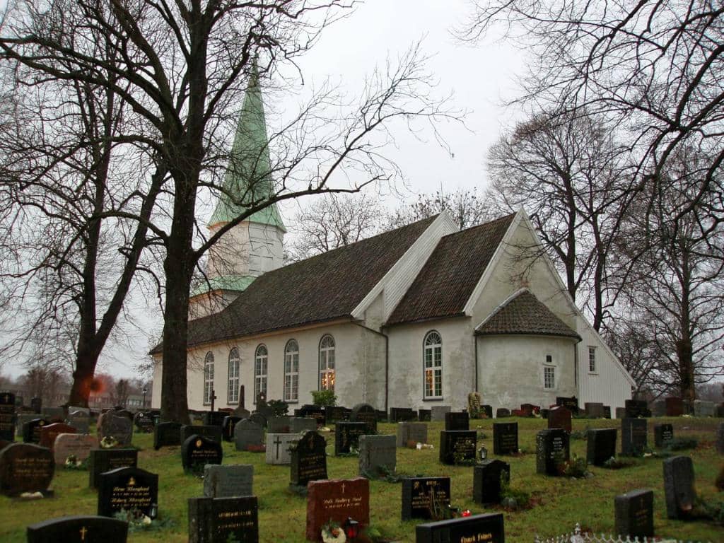 Peaceful Graveyard Setting
