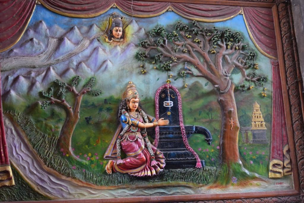 Intricately Carved Pillars